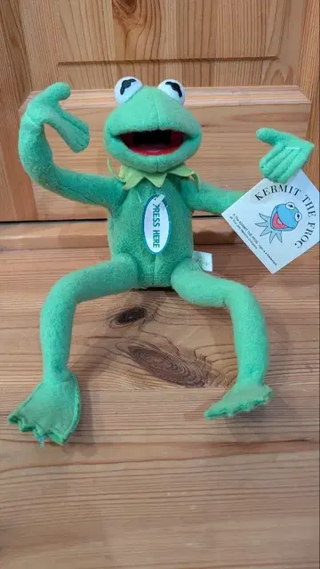 카미트 더 프로그 말하기 봉제 인형