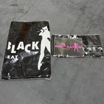 MAGIC BLACK CATS 타월 및 스티커 포함 반다나 미사용