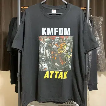 KMFDM 티셔츠 80s 90s 빈티지 모티브 락 티셔츠