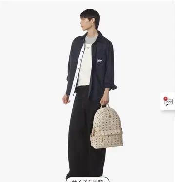 엠씨엠 화이트 백팩