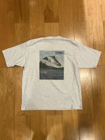 L.L.Bean 재팬 에디션 1980 티셔츠 그레이 L 사이즈
