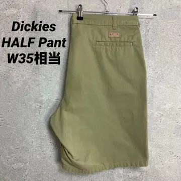 디키즈 베이지 치노 팬츠 하프 팬츠 구제 의류 W35 상당