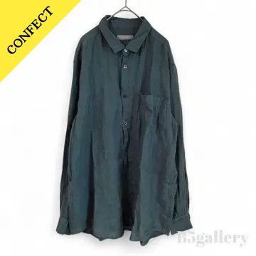 CONFECT 02242-0021 60 린넨 레귤러 카라 셔츠