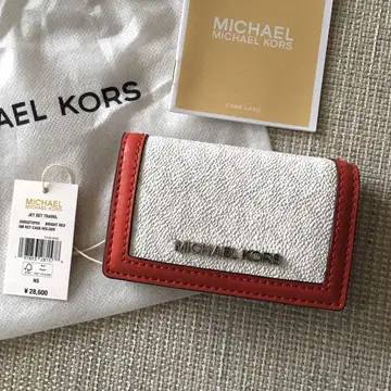 새상품 마이클코어스 MICHEAL KORS 레드 키케이스