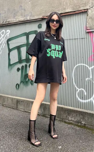 MIRROR9 거울 나인 한정판 티셔츠 블랙 M 새상품