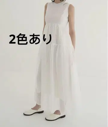 클레인 시어 플레드 플레어 원피스