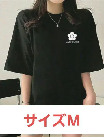 마리콴트 반팔 티셔츠 MARY QUANT 플라워 M 사이즈