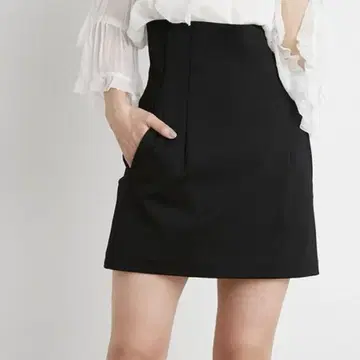 snidel 스나이델 하이웨스트 스커트 숏 팬츠 블랙