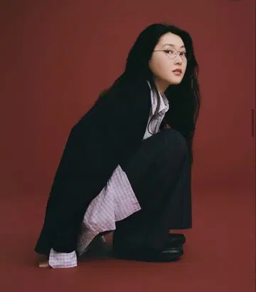 시바타 히카리 zoff 콜라보 블랙 오벌