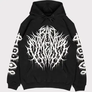 Bad Omens 메탈 코어 데스 메탈 로고 후디 새상품