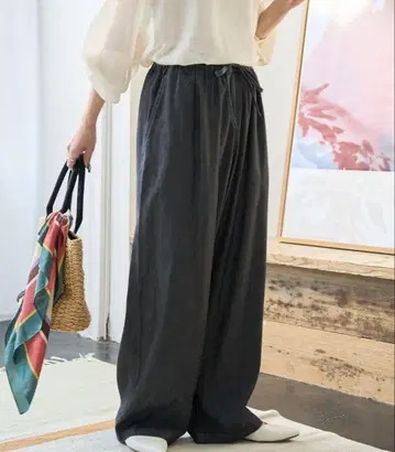 레이온 데님 이지 팬츠