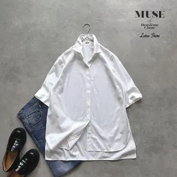 MUSE de DeuxiemeClasse(뮤즈) 박스 실루엣 셔츠