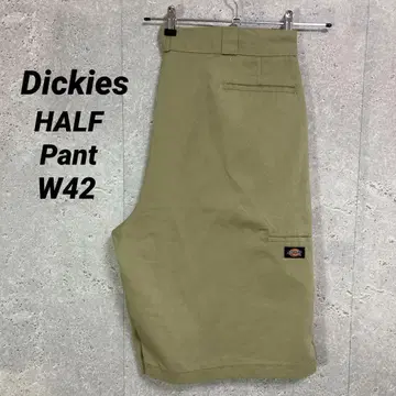 디키즈 하프 팬츠 베이지 치노 팬츠 구제 의류 W42