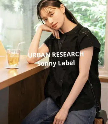 URBAN RESEARCH Sonny Label 코튼 레이스 셔츠