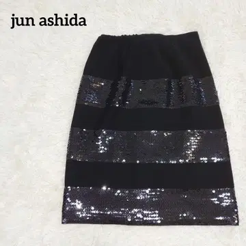 jun ashida  준 아시다 스팽글 타이트 스커트 11 L
