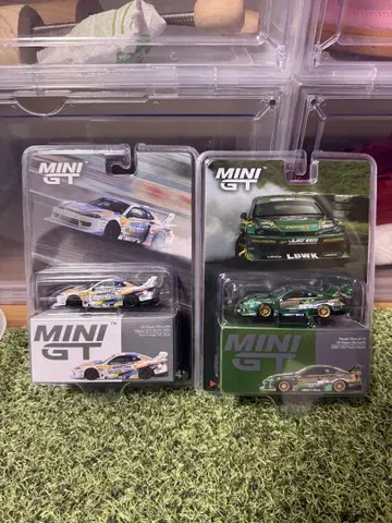 MINIGT 1/64 LB 슈퍼 실루엣 닛산 실비아 S15 2대 세트