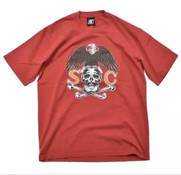 서브컬처 EAGLE SKULL T-SHIRT / RED