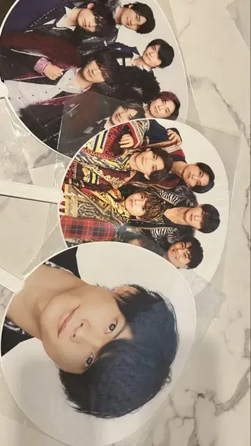 SixTONES 부채 세트