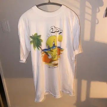 Tweety Bird 그래픽 티셔츠 2XL 화이트
