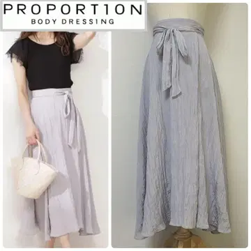 PROPORTION BODY DRESSING 와셔 내로우 스커트