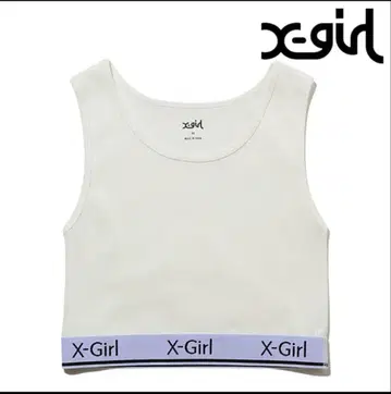 X-girl LOGO AND STRIPE TANKTOP S 사이즈