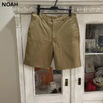 NOAH 노아 숏팬츠 M 카키 치노 원단