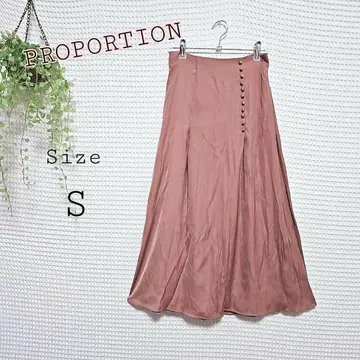 PROPORTION 핑크 플레어 스커트 S