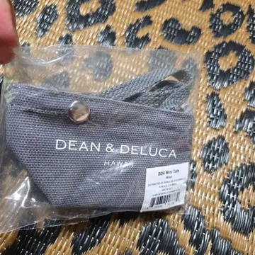 DEAN&DELUCA 하와이 한정판 미니 토트백 그레이 S 사이즈 키링