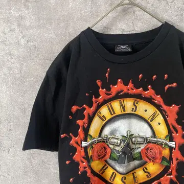 Guns N' Roses 밴딩 티셔츠 블랙 반팔 S 사이즈