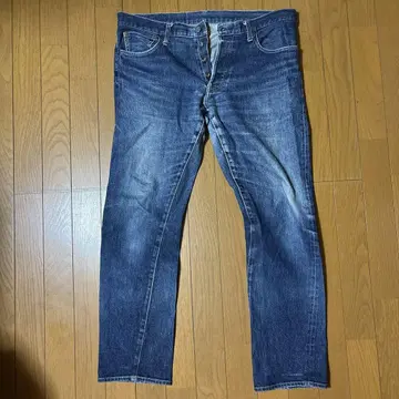 Raleigh 스트레이트 데님 다크 블루