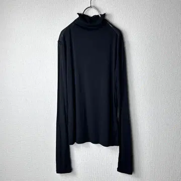 운모 앤 딜 shear hight neck p/o 블랙 검정
