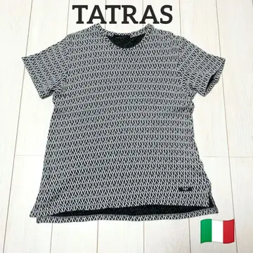 최종 가격 인하 [새상품급] TATRAS 니트 반팔 티셔츠 로고