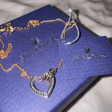 [ SWAROVSKI ] 골드 목걸이