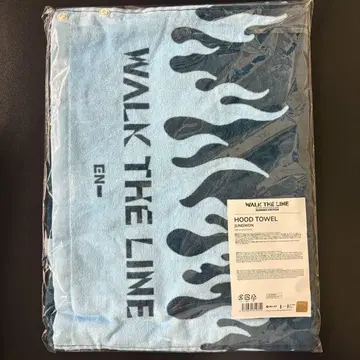 정원 후드 타월 WALK THE LINE ENHYPEN