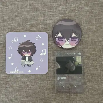 기븐 무라타 우게츠 캔뱃지 코스터 아크릴 플레이트