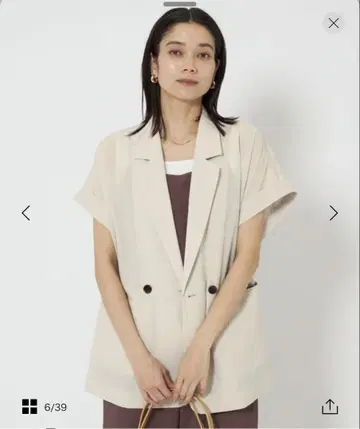 그린 라벨 ICE 프렌치 슬리브 셔츠 자켓 워셔블