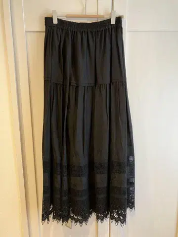 SLOBEIENA 자수 레이스 스커트