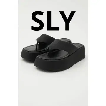 SLY 통굽 비치 샌들 통굽 샌들