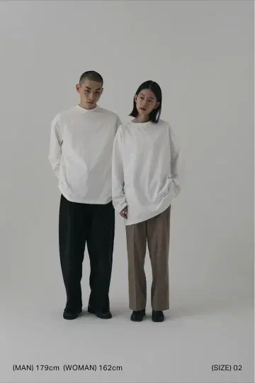 1/f(클로 씽) 14.5온스 장팔 오버사이즈 티셔츠
