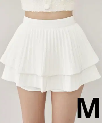 다리치 내로우 플리츠 티어드 미니 스커트