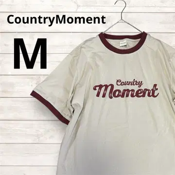 CountryMoment 링거 티셔츠 베이지 M