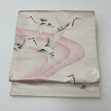 후쿠로 오비 순수 실크 고급스러운 학 오타 기모노 착용법 HO-752