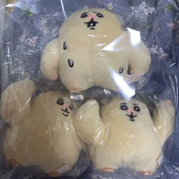 [새상품] 근육질 햄찌 봉제 인형 마스코트 3종