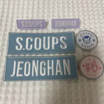 SEVENTEEN 네임 와펜 명찰 에스쿱스 정한