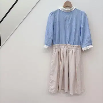 마사/셔츠/원피스/백 지퍼/스트라이프/절개/고급