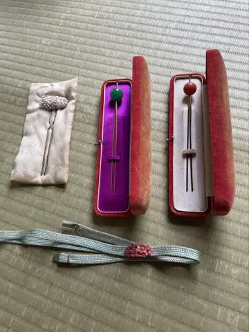 일본 정통의상 소품 헤어콤 3개 세트