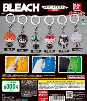 전 6종 컴프 BLEACH 메지루시 액세서리 사신계 편