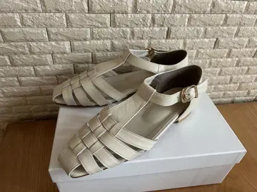 히메코 구르카 샌들 아이보리 23cm