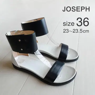 새상품급 조셉 JOSEPH 이탈리아제 모노톤 가죽 샌들 J96
