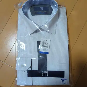 PERSON'S FOR MEN 스트라이프 드레스 셔츠 M 사이즈